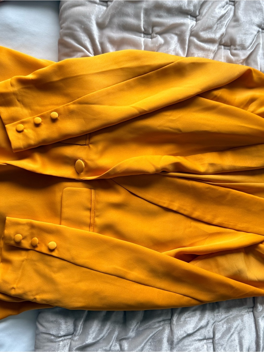 L'AGENCE Bright Mustard Yellow Top